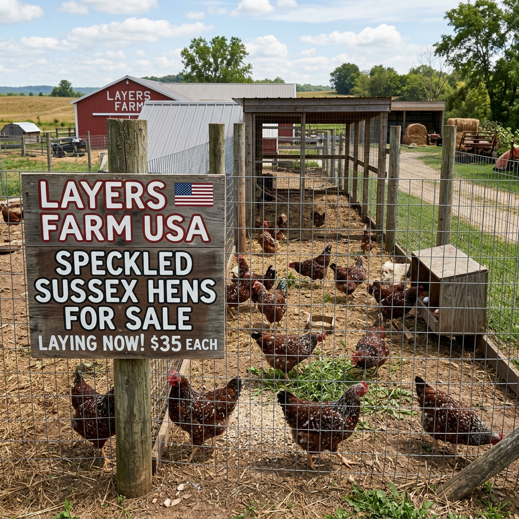 Speckled Sussex for Sale