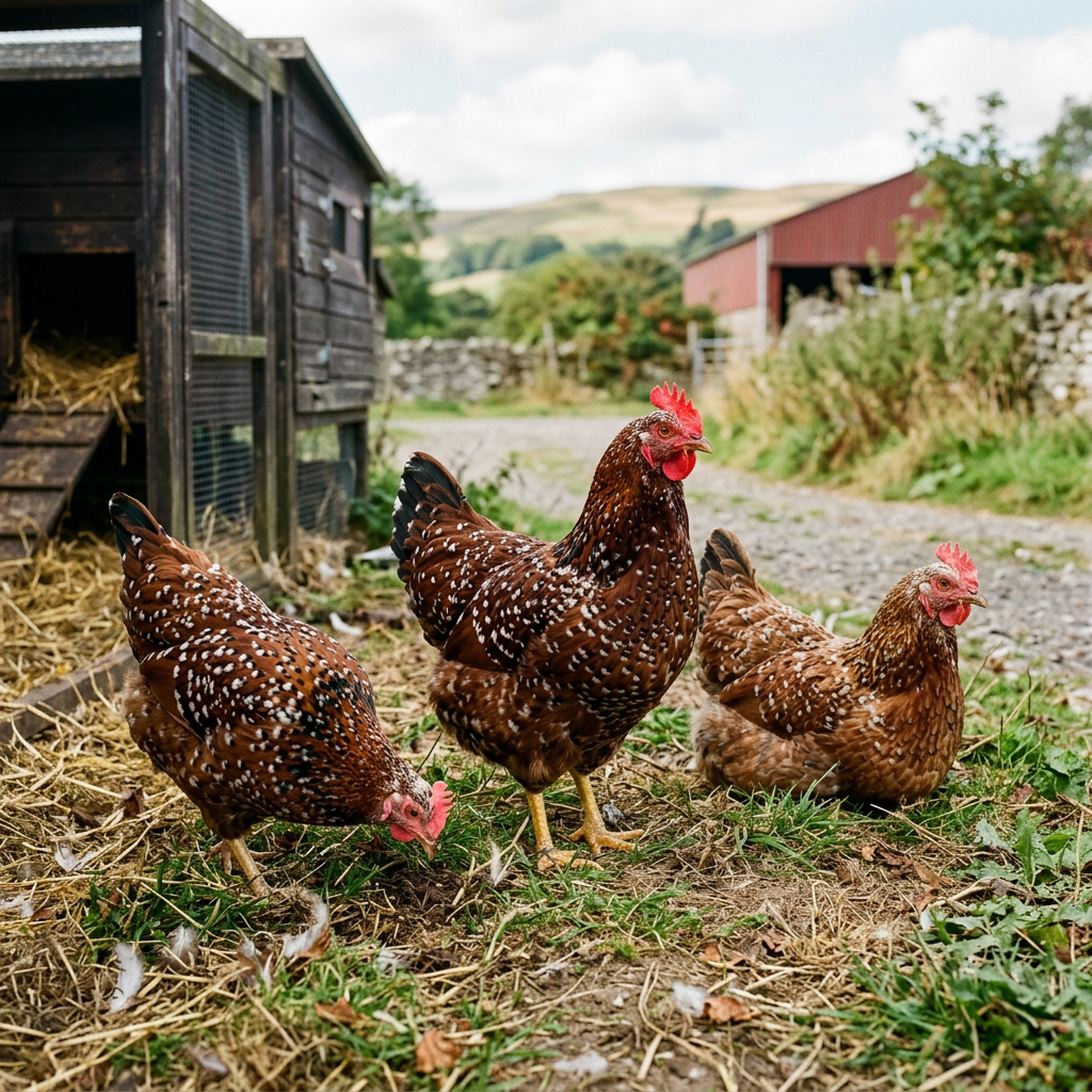 Speckled Sussex Dual Purpose Chicken