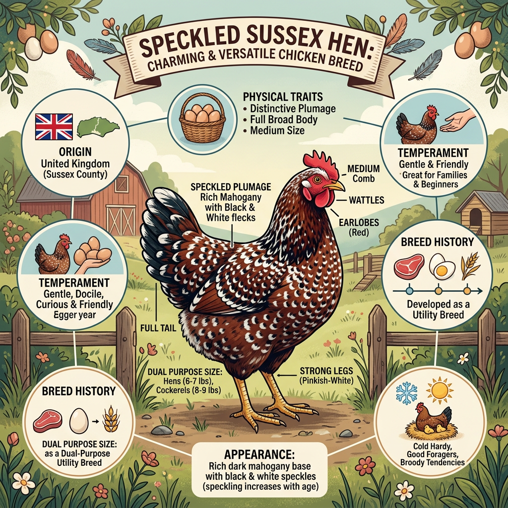 Speckled Sussex Chicken Facts