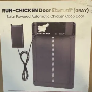 solar powered chicken coop door